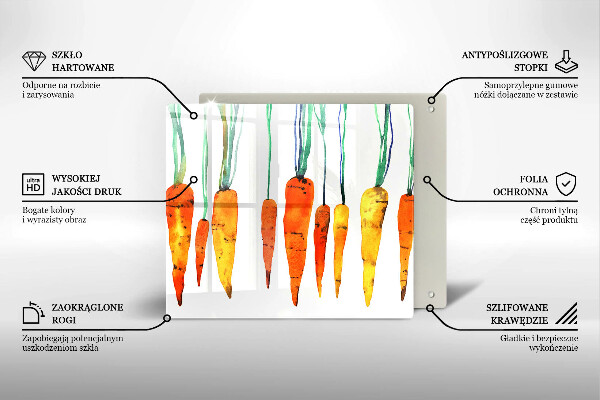 Work surface savers Carrot illustration