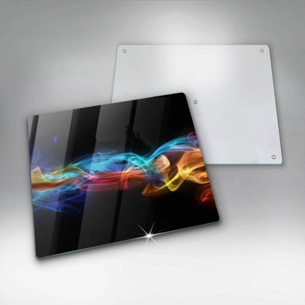 Work surface savers Colorful smoke