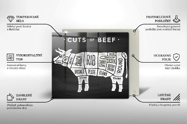 Work surface savers Cow meat beef