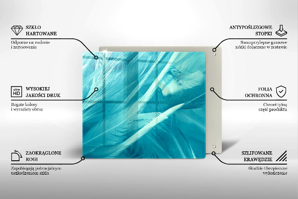 Work surface savers Delicate feathers