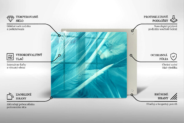 Work surface savers Delicate feathers