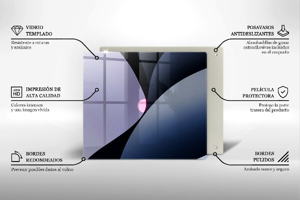 Work surface savers Abstraction shapes