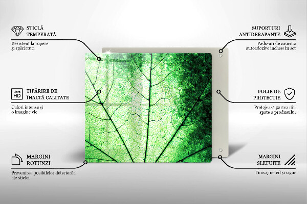 Work surface savers Decorative leaf