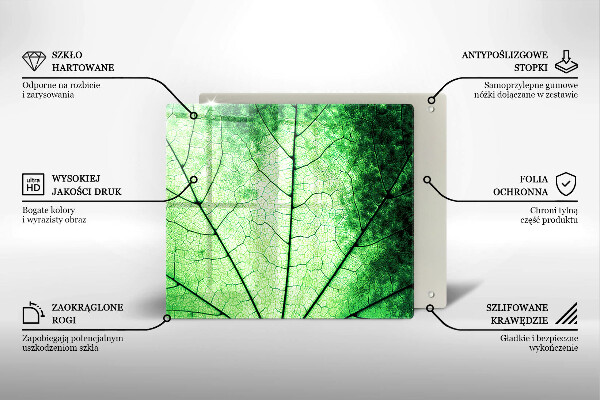 Work surface savers Decorative leaf