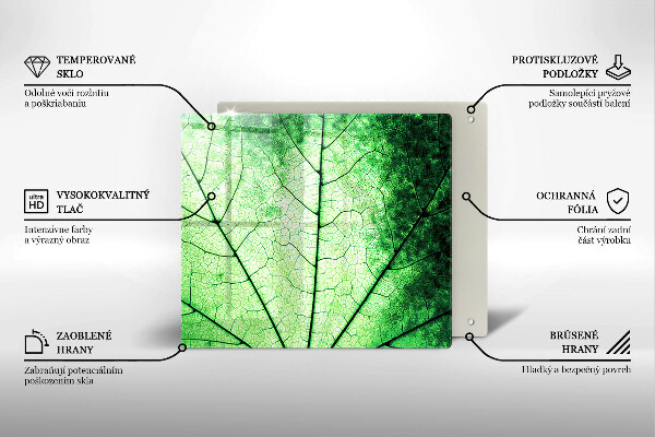 Work surface savers Decorative leaf