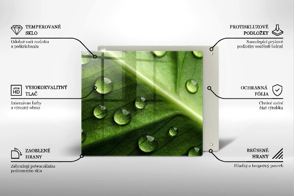 Work surface savers Nature Rosa and Leaf