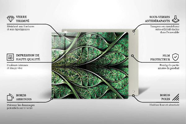 Work surface savers Vein leaf structure