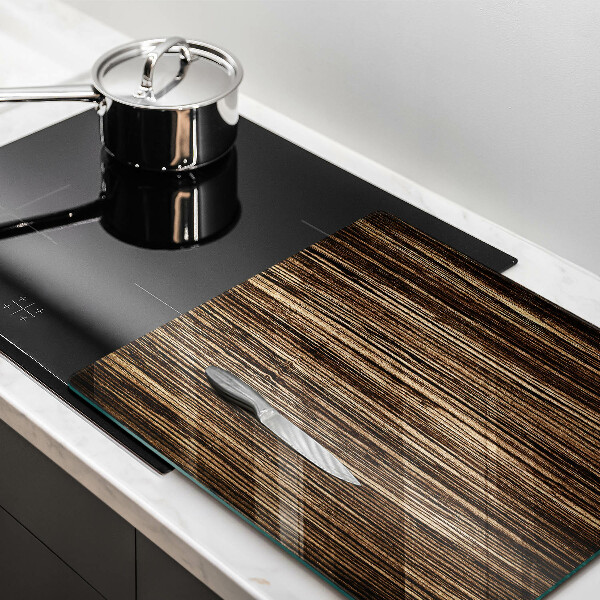 Induction hob protector Wood texture