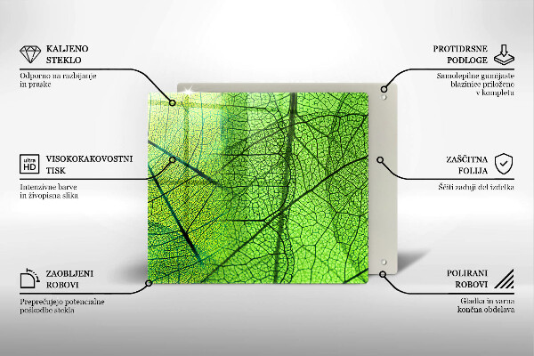 Induction hob protector Natura leaves