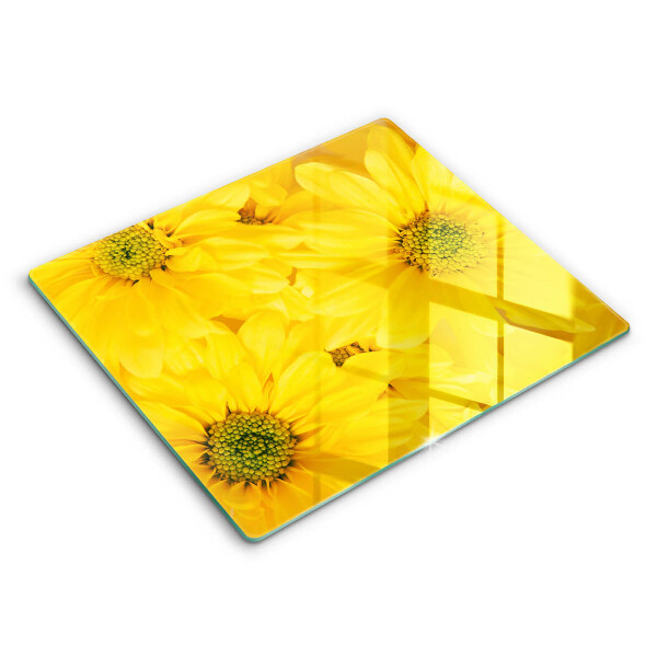 Induction hob protector Flowers petals