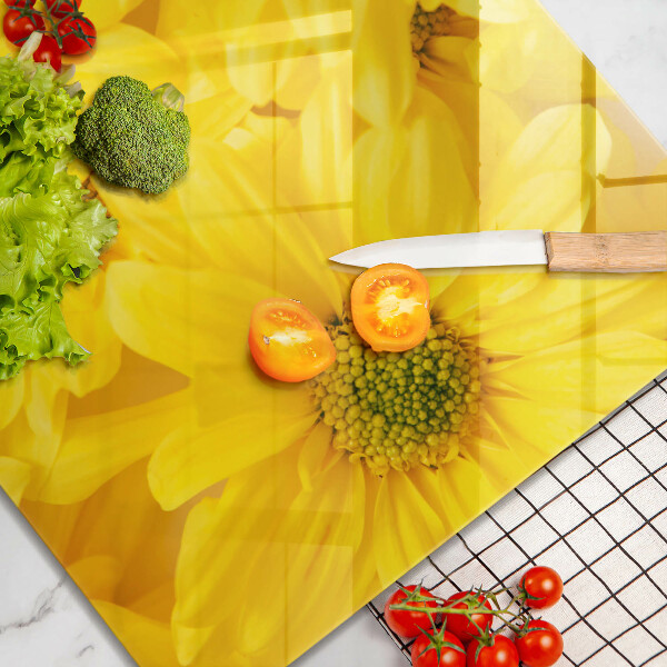 Induction hob protector Flowers petals