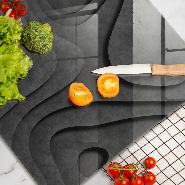 Induction hob protector 3D stone shapes