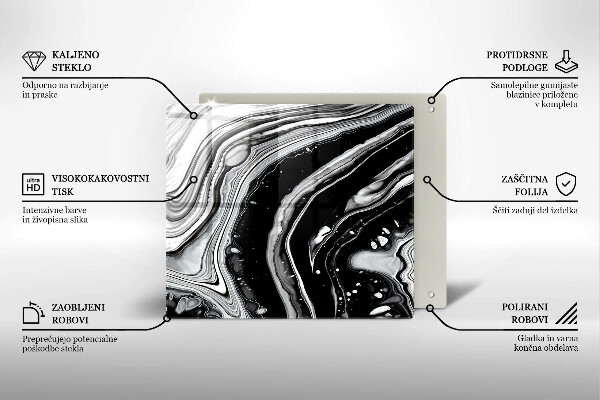 Work surface savers Ink abstraction