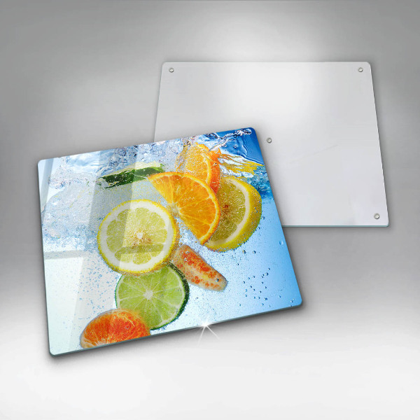 Work surface savers Juicy citrus water