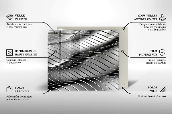 Work surface savers 3D metal structure