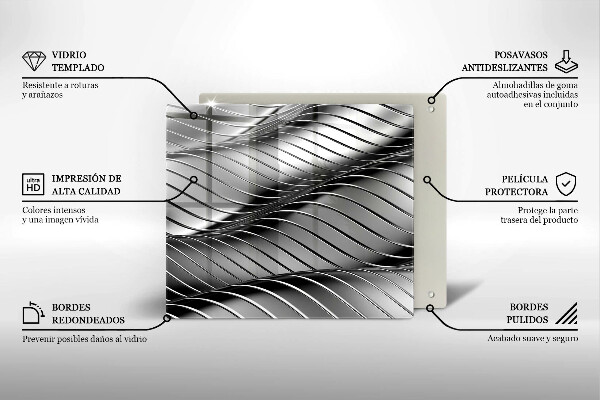 Work surface savers 3D metal structure