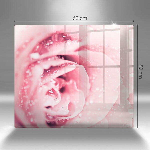 Work surface savers Rosa drops and rose flower