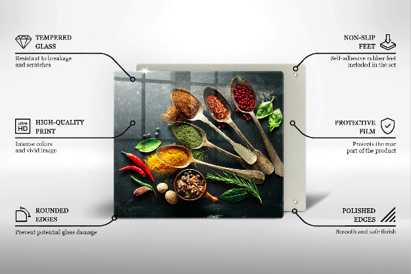 Work surface savers Kitchen spices