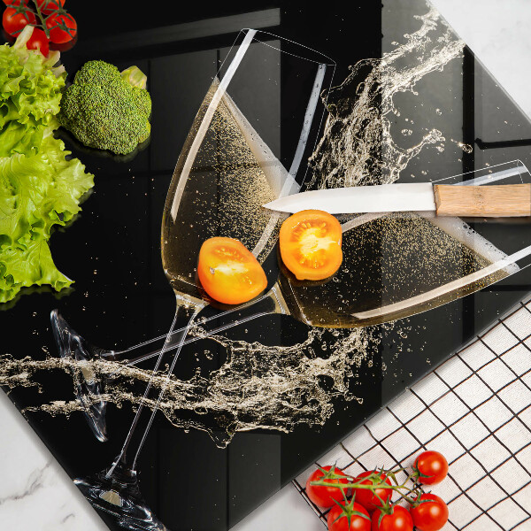 Work surface savers Champagne glasses