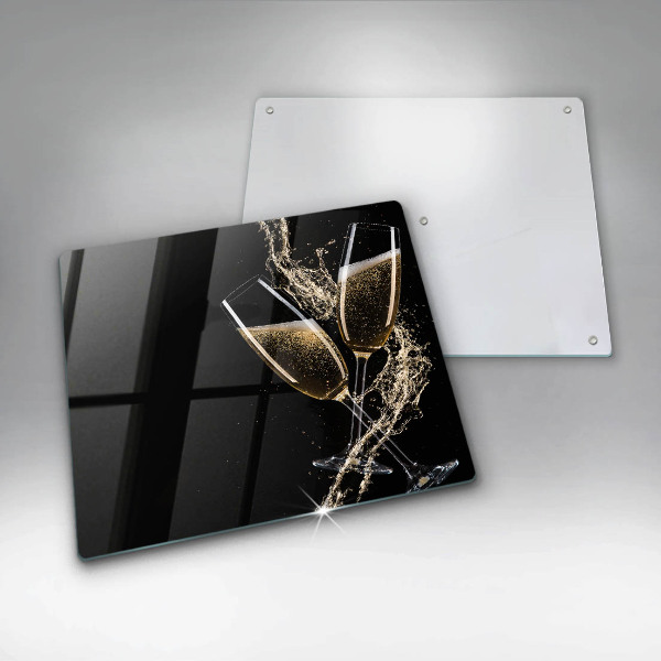 Work surface savers Champagne glasses