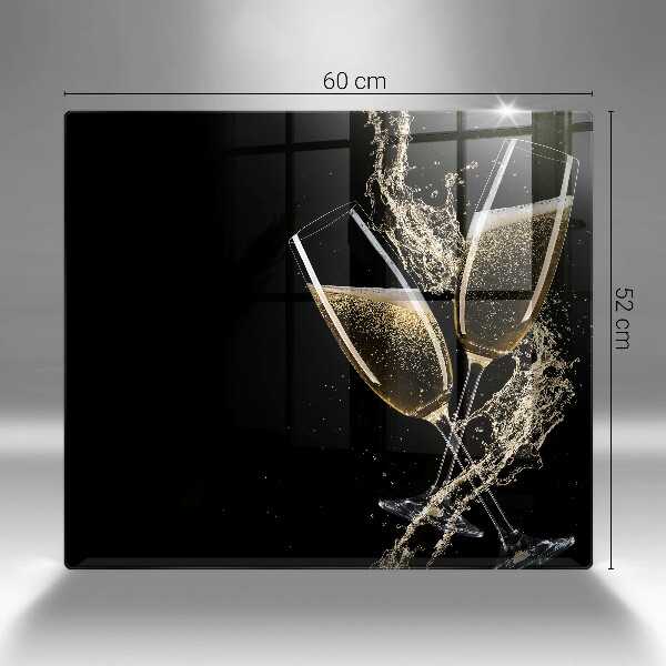 Work surface savers Champagne glasses