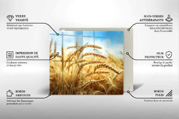 Work surface savers Cereals in the field