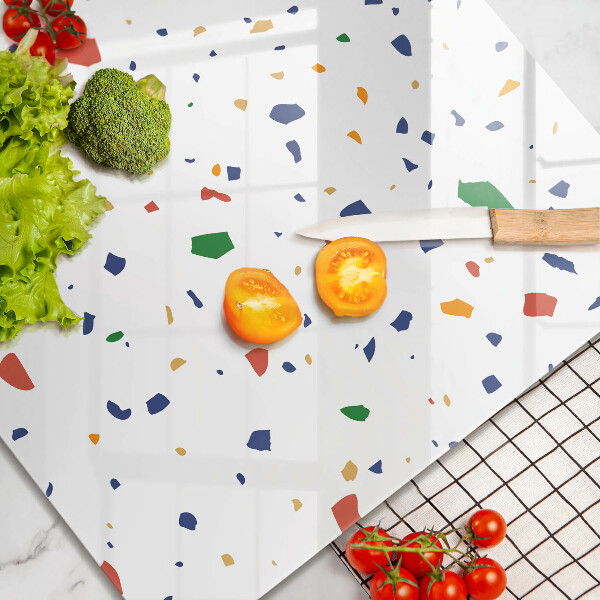 Glass worktop saver Colored gres