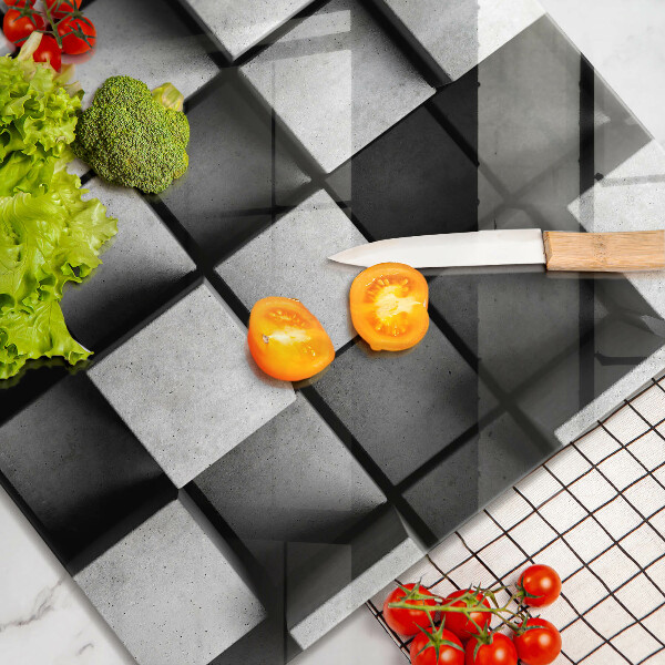 Glass worktop saver 3D geometry background