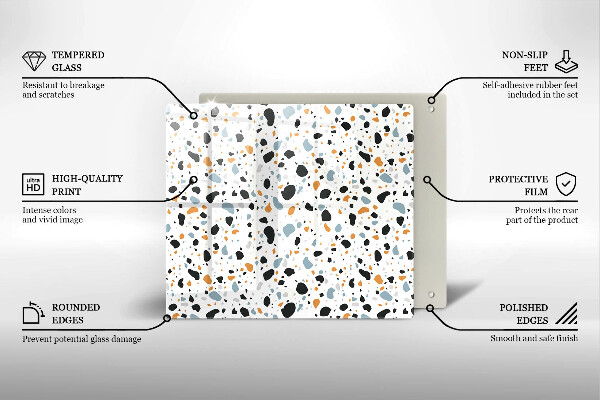 Work surface savers Decorative stone stone