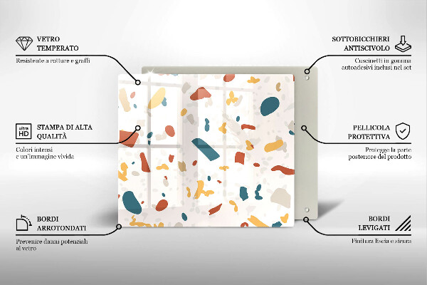 Work surface savers Decorative stone stone