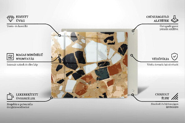 Work surface savers Decorative stones