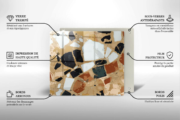 Work surface savers Decorative stones