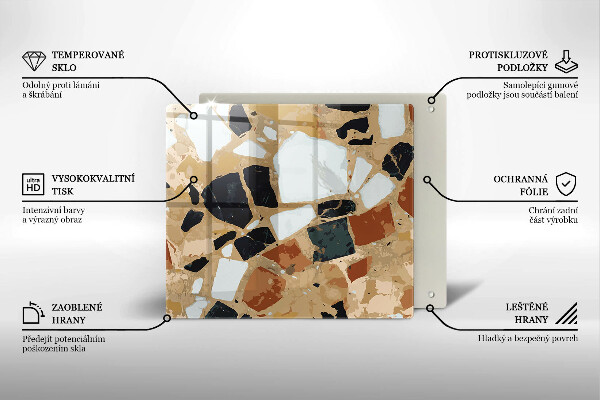 Work surface savers Decorative stones