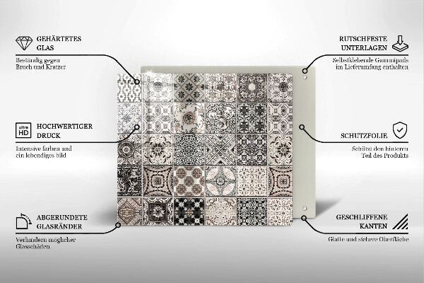 Work surface savers Decorative tiles