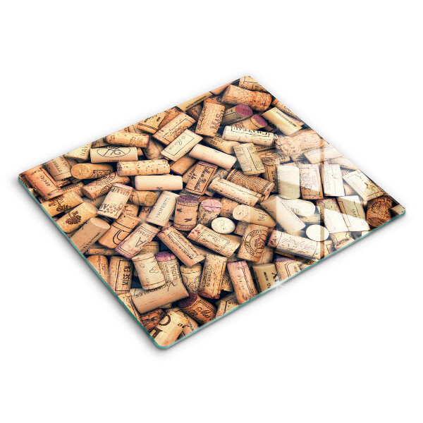 Work surface savers Wine corks pattern