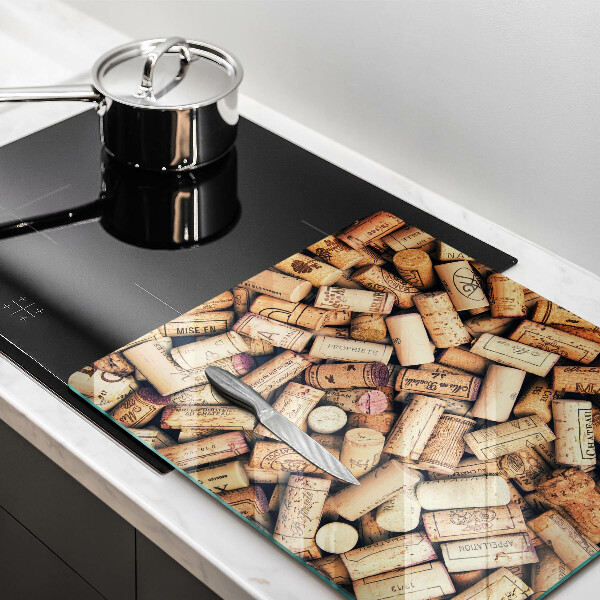 Work surface savers Wine corks pattern