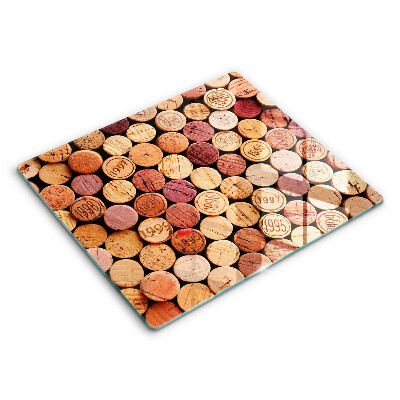 Work surface savers Wine corks pattern