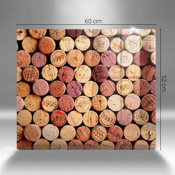 Work surface savers Wine corks pattern