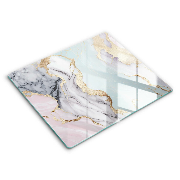 Glass worktop saver Pastel marble