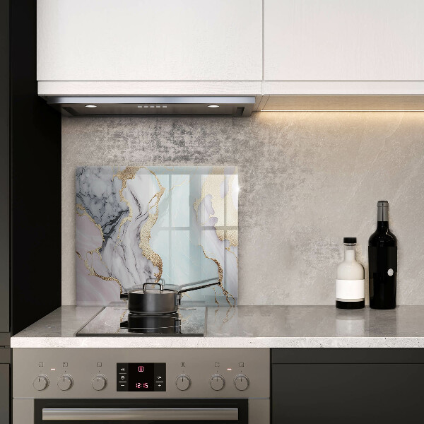 Glass worktop saver Pastel marble