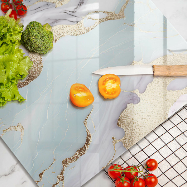 Glass worktop saver Pastel marble