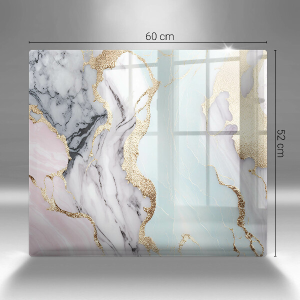 Glass worktop saver Pastel marble