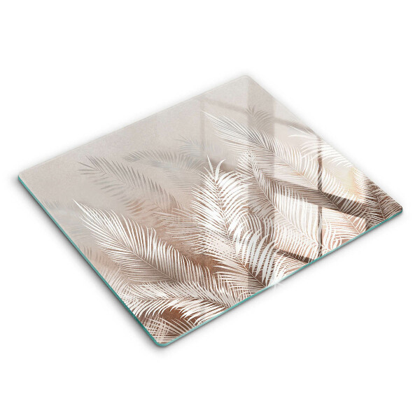 Glass worktop saver Boho leaf vegetation