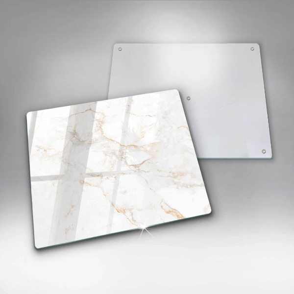 Glass worktop saver Elegant stone marble