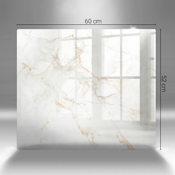 Glass worktop saver Elegant stone marble
