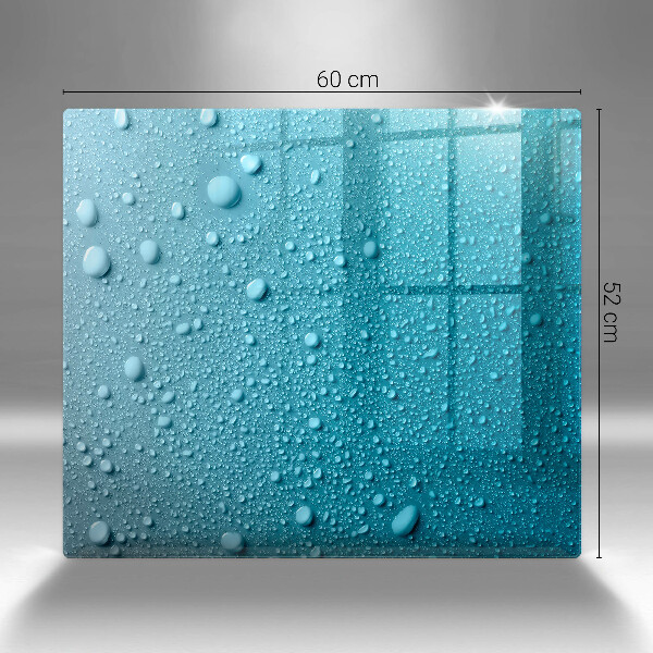 Glass worktop saver Drops of water