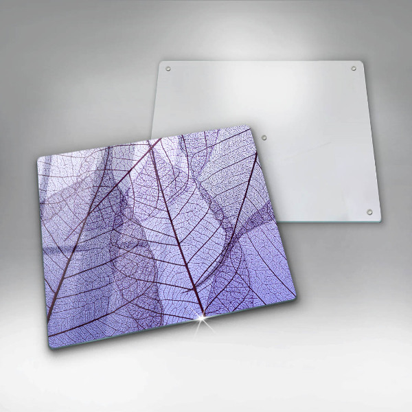 Work surface savers Leaves with veins