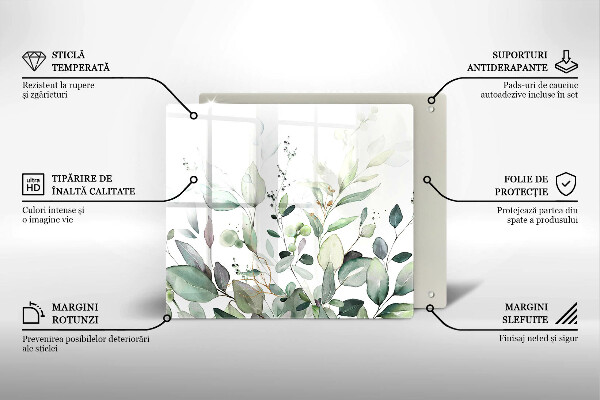 Work surface savers Watercolor plants