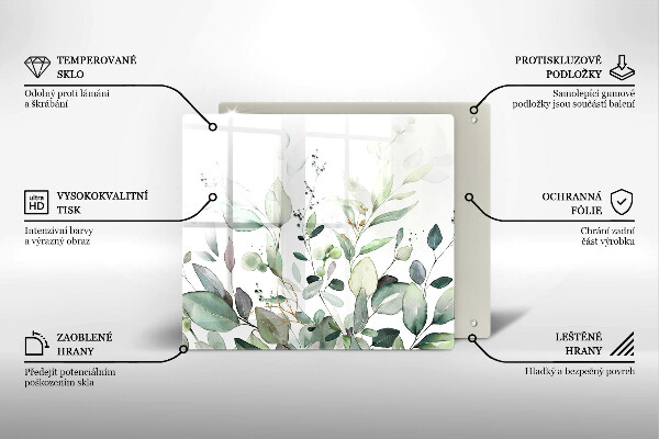 Work surface savers Watercolor plants