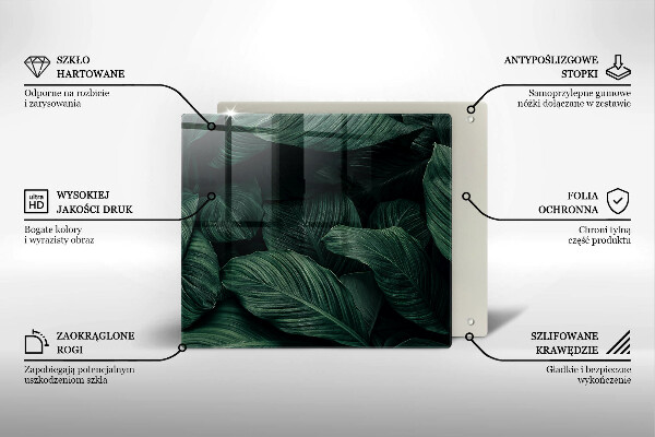 Work surface savers Dark leaves